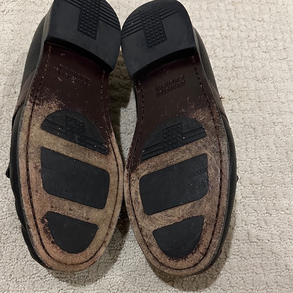 Johnston & Murphy Burgundy Leather Tassel Loafers main image 4